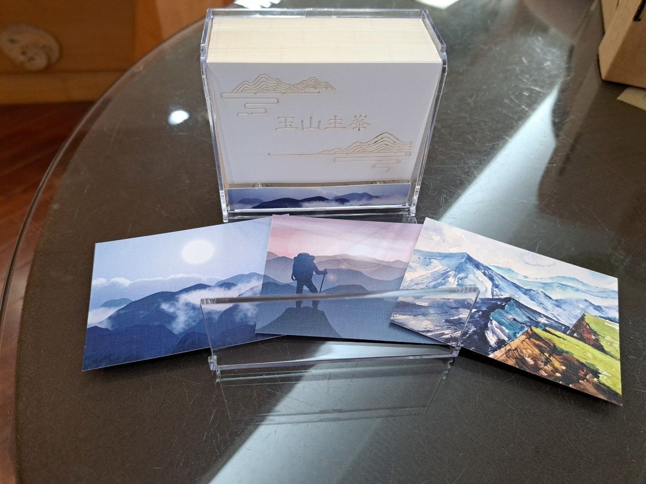 玉山主峰紙雕紀念模型 玉山紀念品